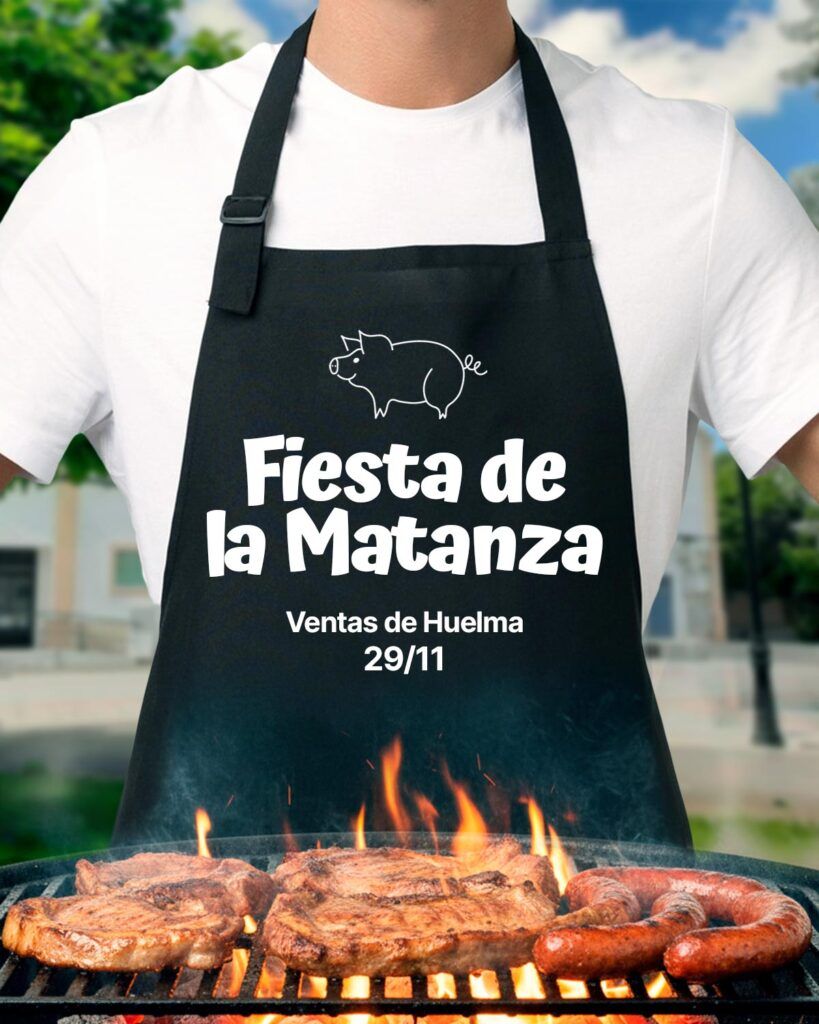 Cartel de la fiesta de la matanza, en Ventas de Huelma